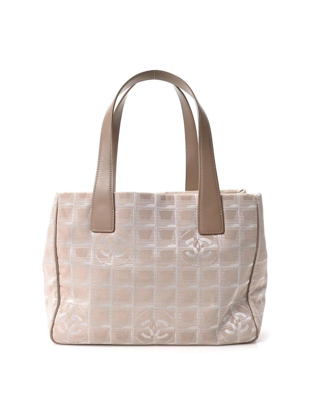 Chanel Nylon Small Travel Tote Beige #368116C55B